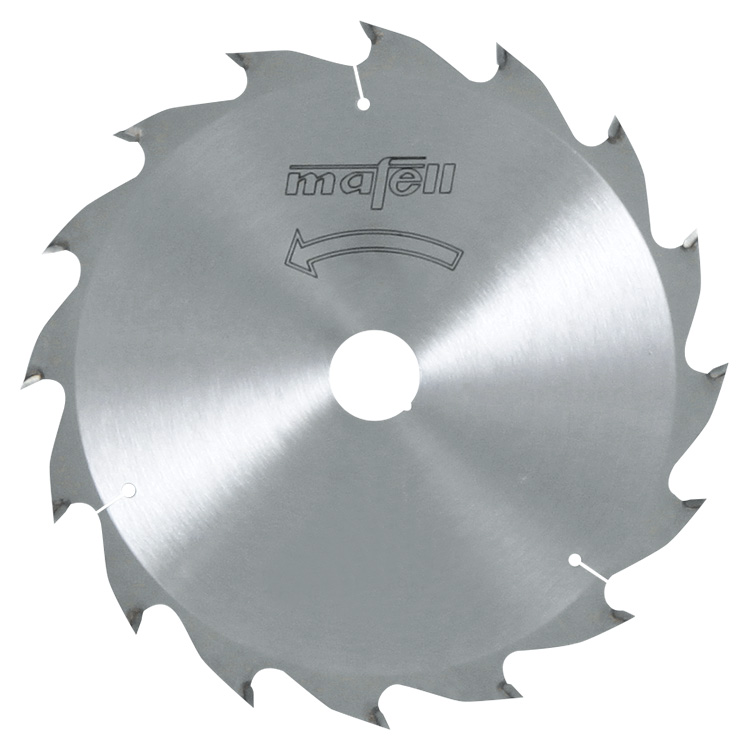 Sägeblatt-HM 185 x 1,4/2,4 x 20 mm, Z 16, WZ, für Längsschnitte in Holz