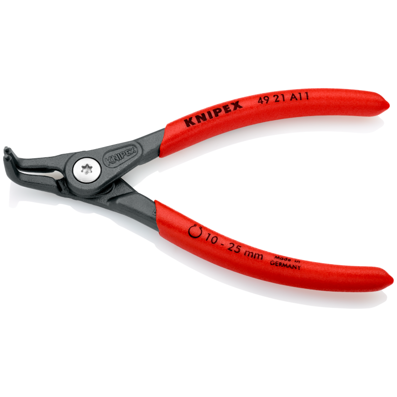 Seegerringzange gekröpft für Aussenringe 10-25 mm Knipex 4921-A11