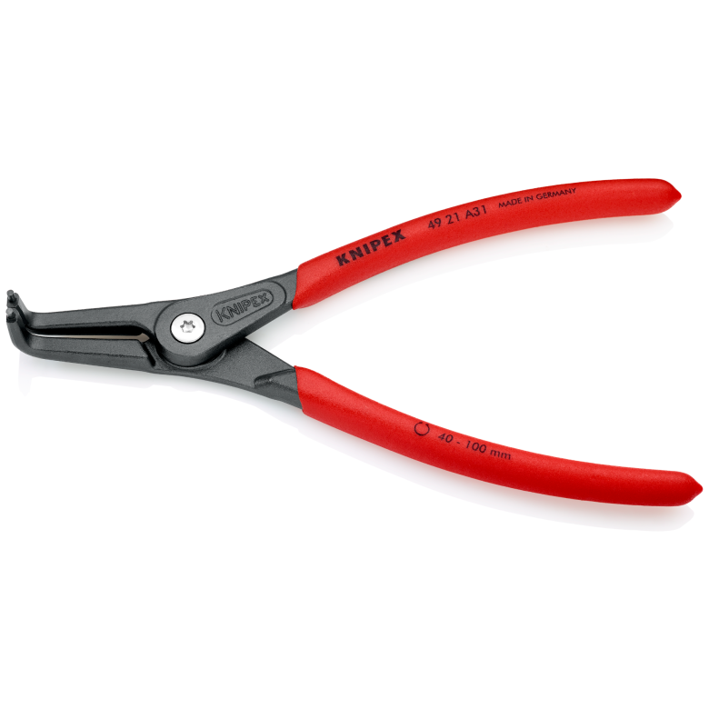 Seegerringzange gekröpft für Aussenringe 40-100 mm Knipex 4921-A31