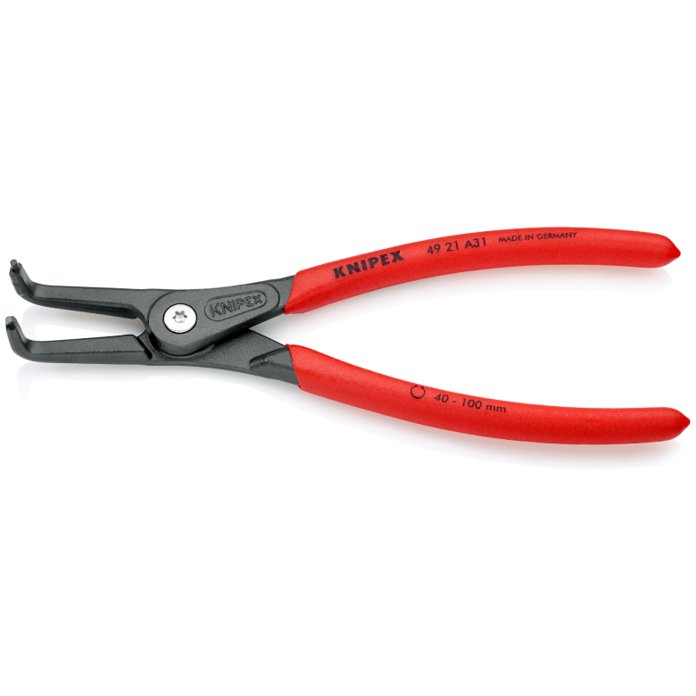 Seegerringzange gekröpft für Aussenringe 40-100 mm Knipex 4921-A31 – Bild 2
