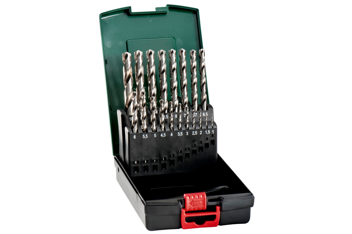 Metabo HSS-Spiralbohrerkassette geschliffen 19-tlg, 1-10x0.5 mm