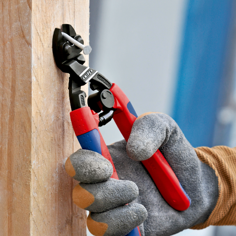 Kompakt-Bolzenschneider abgewinkelt "CoBolt" Knipex 7122-200 – Bild 5