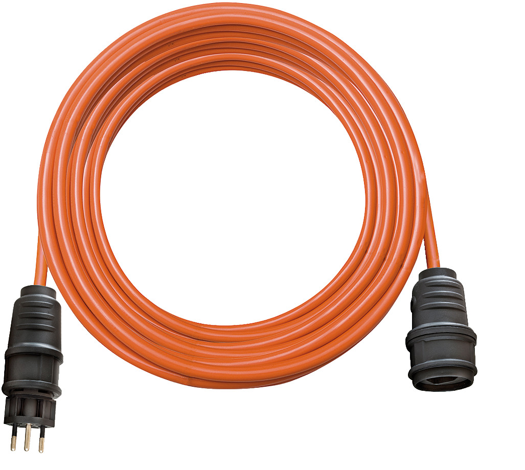 Verlängerungskabel 230V/10m mit Gummistecker
