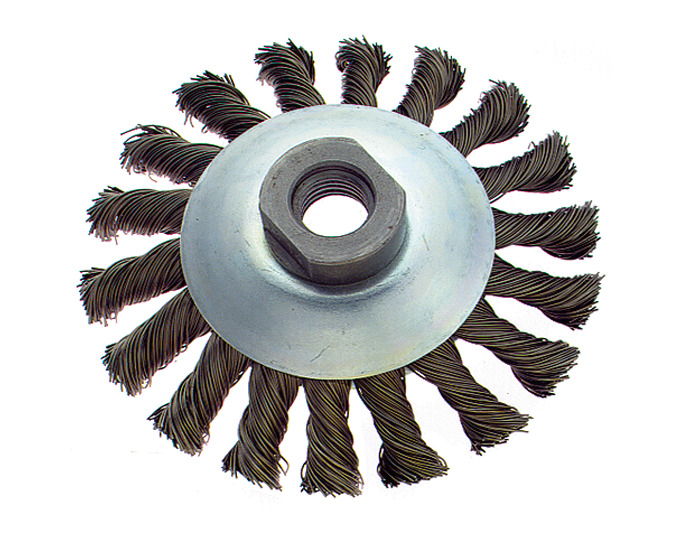 Topfkegelbürste gezopft Zeintra Ø 100 mm / M14
