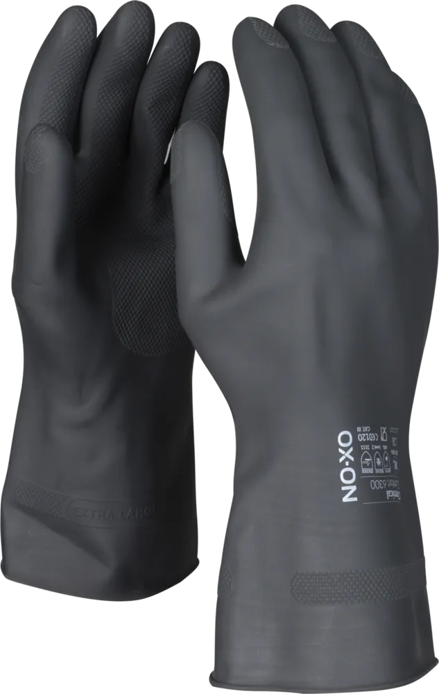 Gummihandschuhe Chemical OX-ON Comfort 6300 L-XL (Paar)