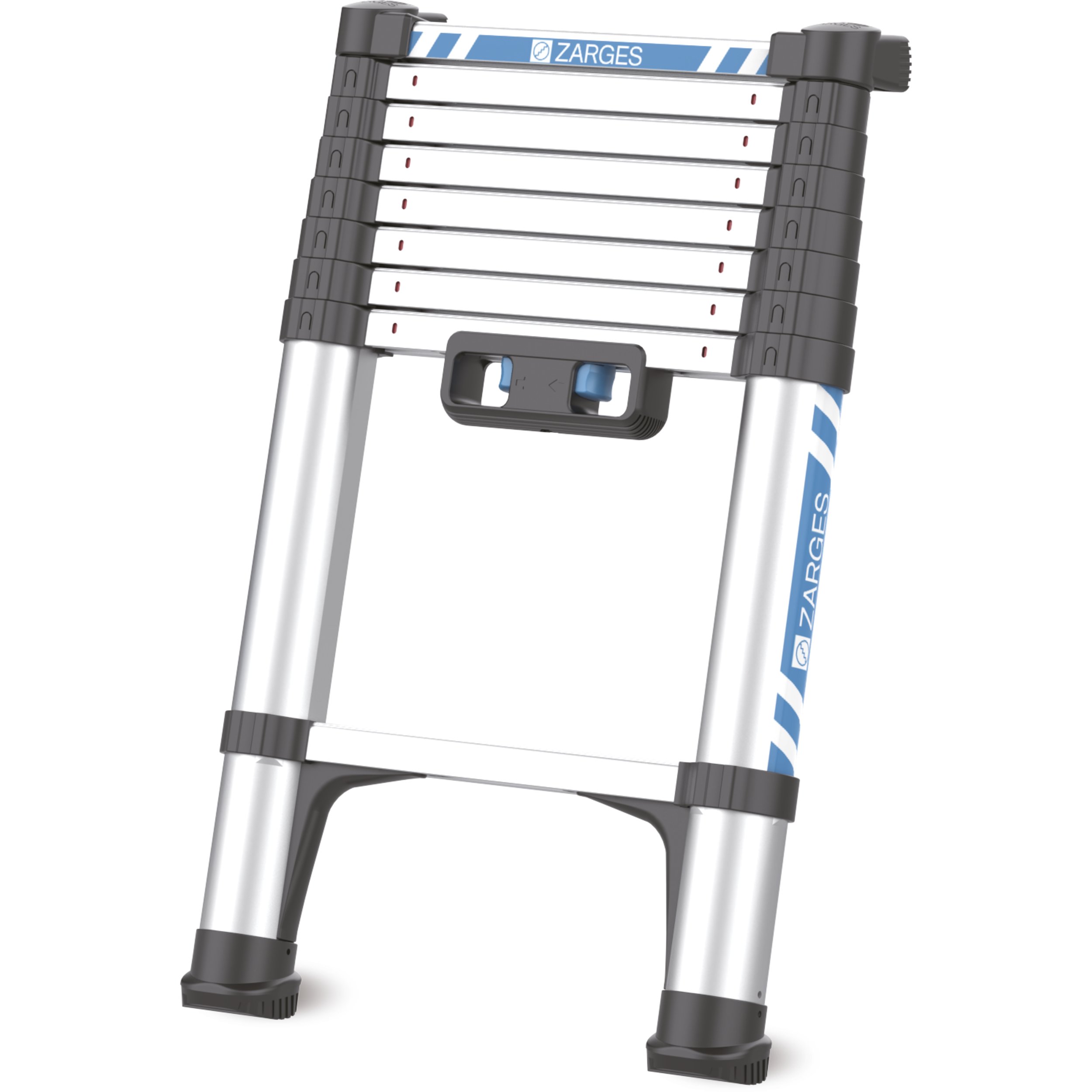Teleskop-Anlegeleiter Zarges Compactstep L 9 Sprossen – Bild 2