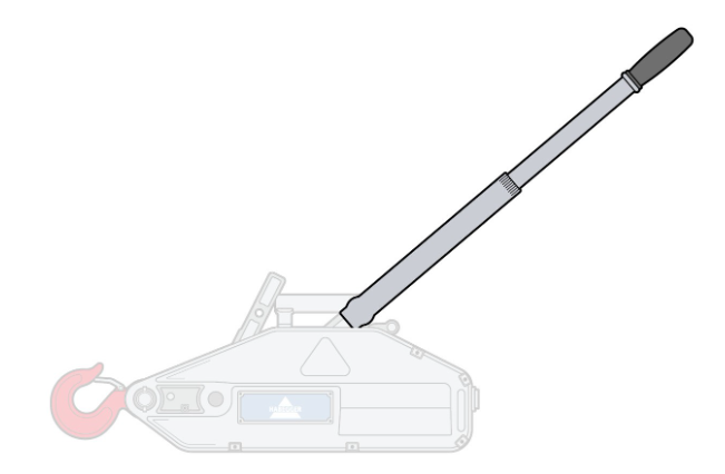 Hebelrohr zu Handseilzuggerät HABEGGER HIT-10