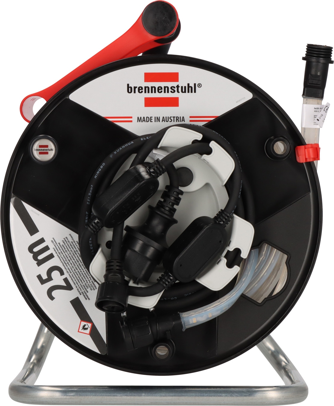 LED-Lichtschlauch BS2540SI D auf Aufbewahrungstrommel, 25m, 4000K, <b>beidseitig beleuchtet</b> – Bild 2