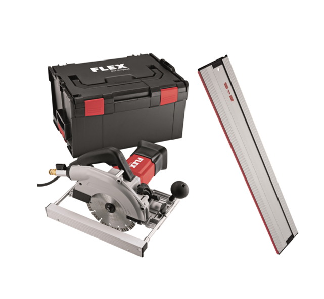 Flex Nasskreissäge m. Fi CS 60 WET mit Führungsschiene 160 cm