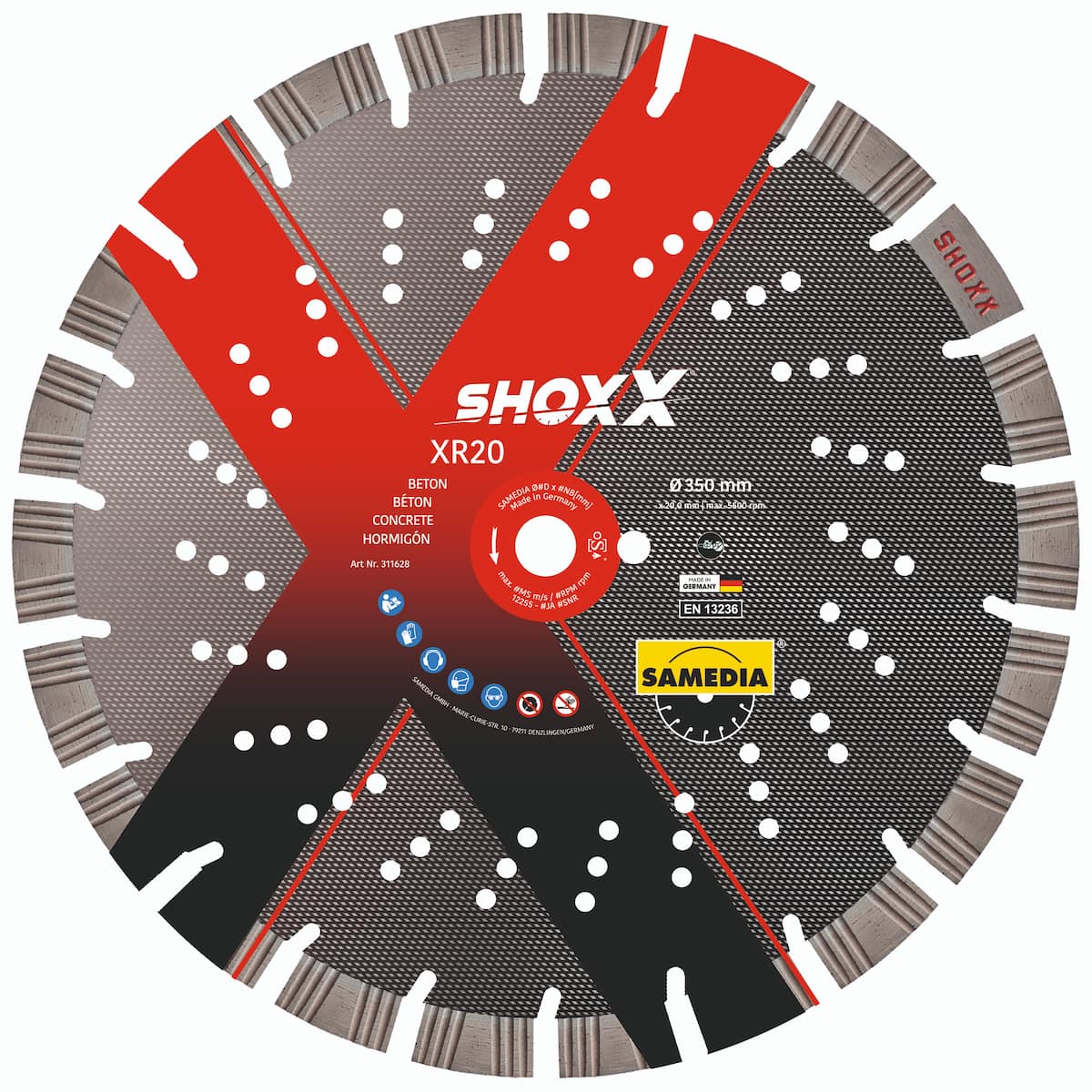 SAMEDIA Diamant Trennscheibe 350x20 mm (STIHL)