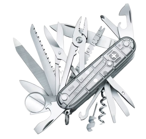 Victorinox Taschenmesser "SWISS CHAMP" transparent
