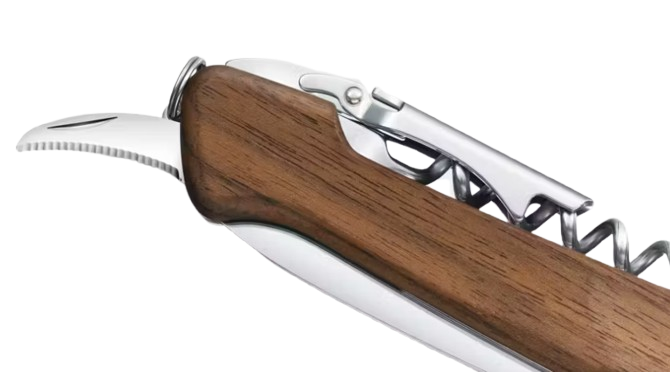 Victorinox Taschenmesser "WINE MASTER WOOD" Nussbaum – Bild 10