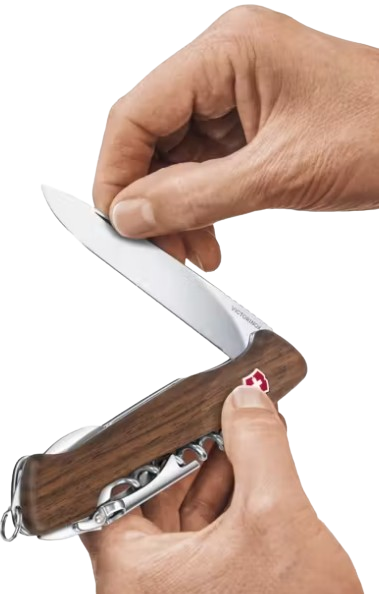 Victorinox Taschenmesser "WINE MASTER WOOD" Nussbaum – Bild 3