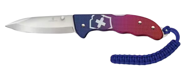 Victorinox Klappbares Messer "EVOKE ALOX" blau – Bild 4