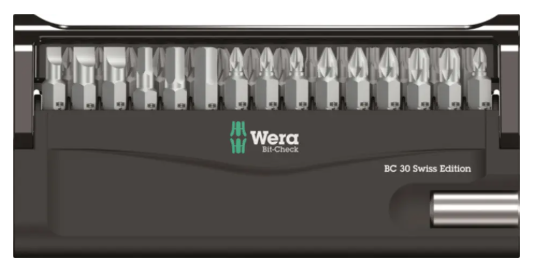 WERA Bit-Sortiment BC 30 Swiss Edition